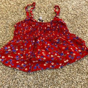 Floral crop top